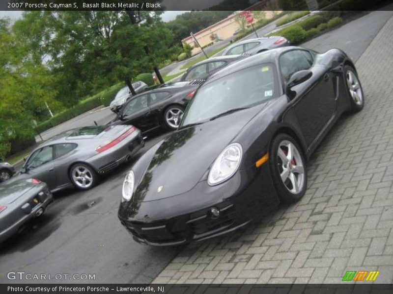 Basalt Black Metallic / Black 2007 Porsche Cayman S