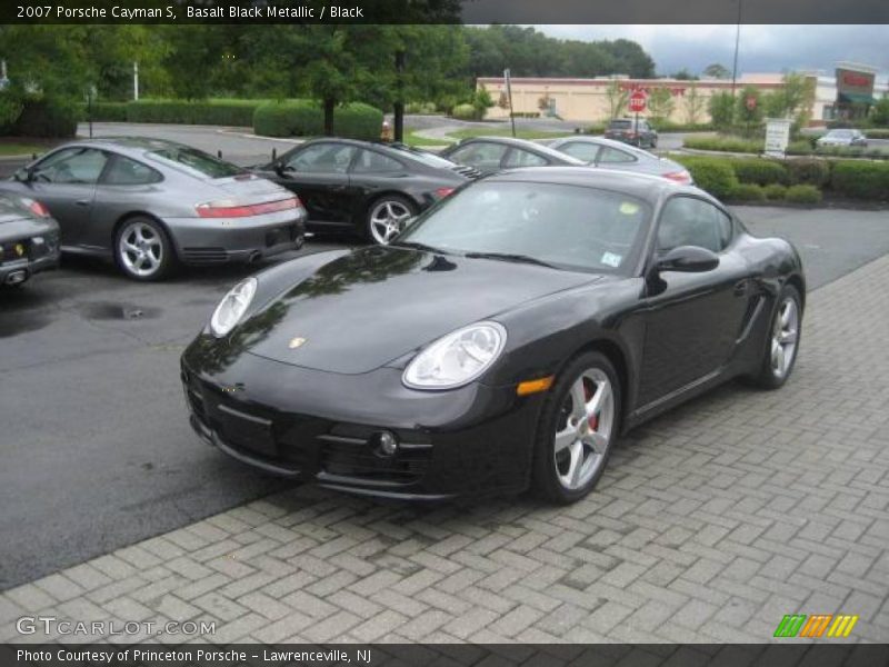 Basalt Black Metallic / Black 2007 Porsche Cayman S