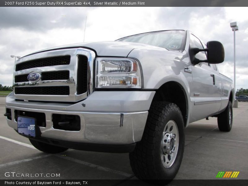 Silver Metallic / Medium Flint 2007 Ford F250 Super Duty FX4 SuperCab 4x4