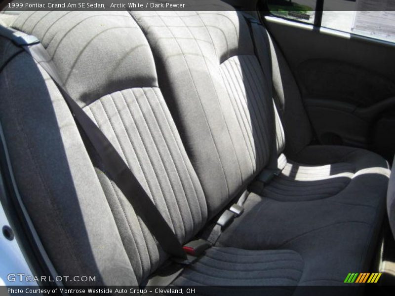 Arctic White / Dark Pewter 1999 Pontiac Grand Am SE Sedan