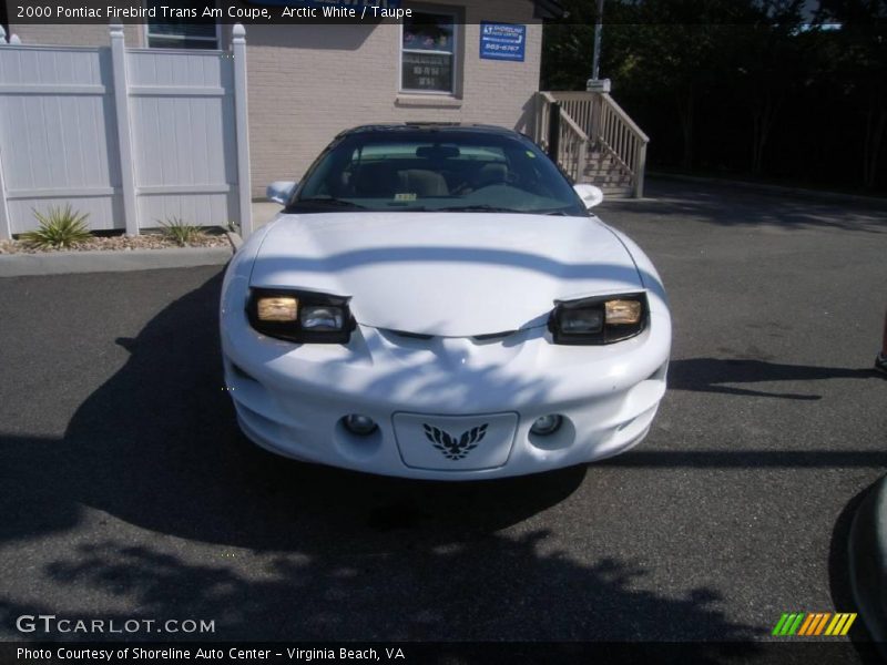 Arctic White / Taupe 2000 Pontiac Firebird Trans Am Coupe
