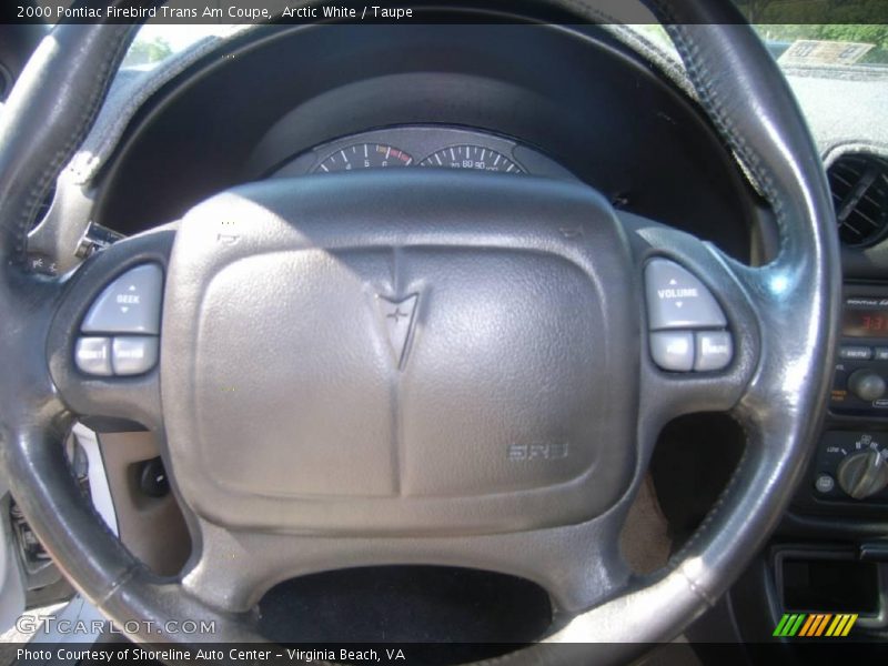Arctic White / Taupe 2000 Pontiac Firebird Trans Am Coupe