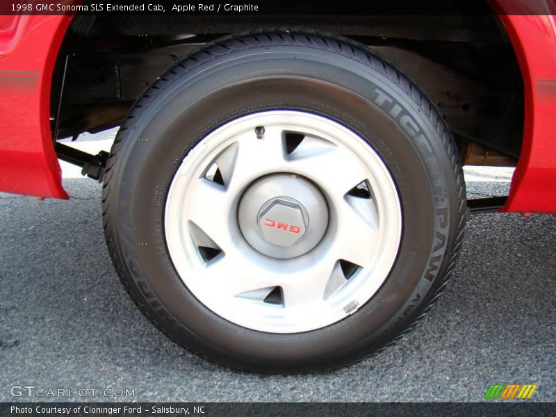 Apple Red / Graphite 1998 GMC Sonoma SLS Extended Cab