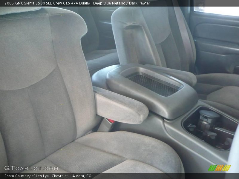 Deep Blue Metallic / Dark Pewter 2005 GMC Sierra 3500 SLE Crew Cab 4x4 Dually