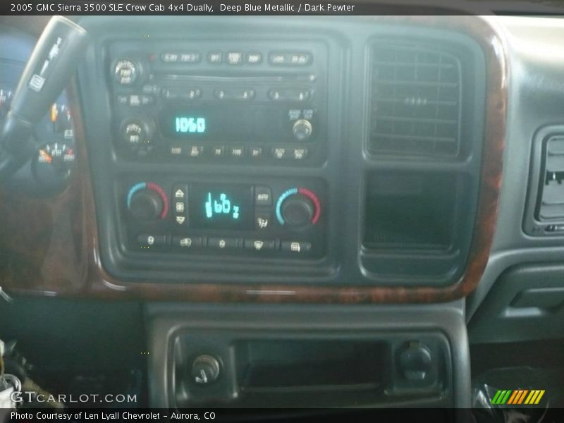 Deep Blue Metallic / Dark Pewter 2005 GMC Sierra 3500 SLE Crew Cab 4x4 Dually