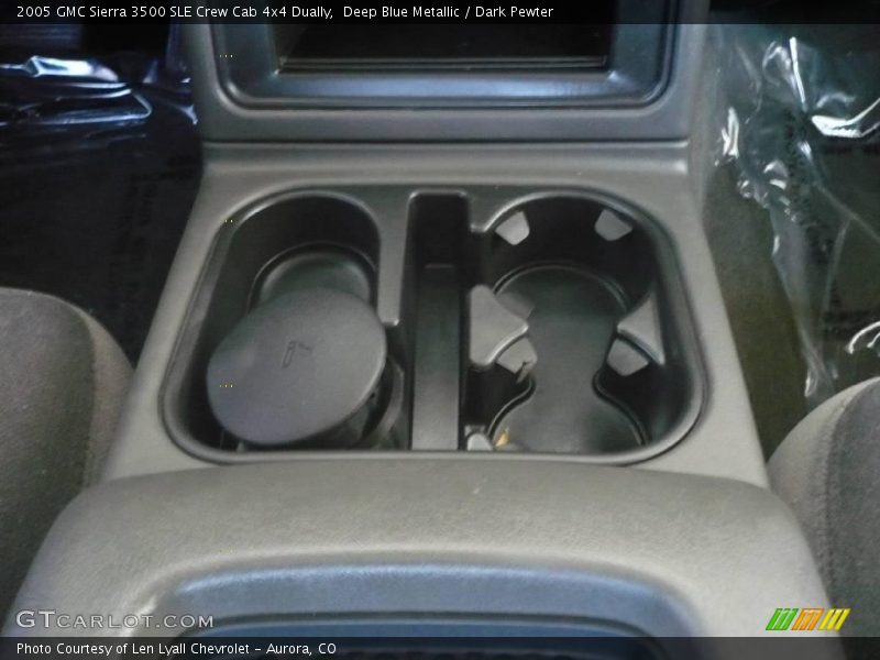 Deep Blue Metallic / Dark Pewter 2005 GMC Sierra 3500 SLE Crew Cab 4x4 Dually