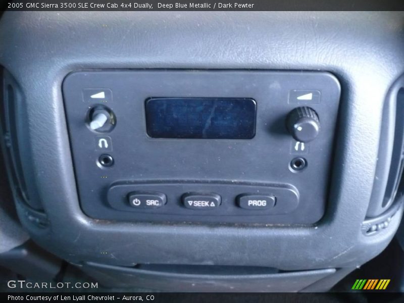 Deep Blue Metallic / Dark Pewter 2005 GMC Sierra 3500 SLE Crew Cab 4x4 Dually