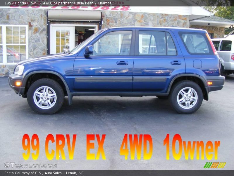 Supermarine Blue Pearl / Charcoal 1999 Honda CR-V EX 4WD