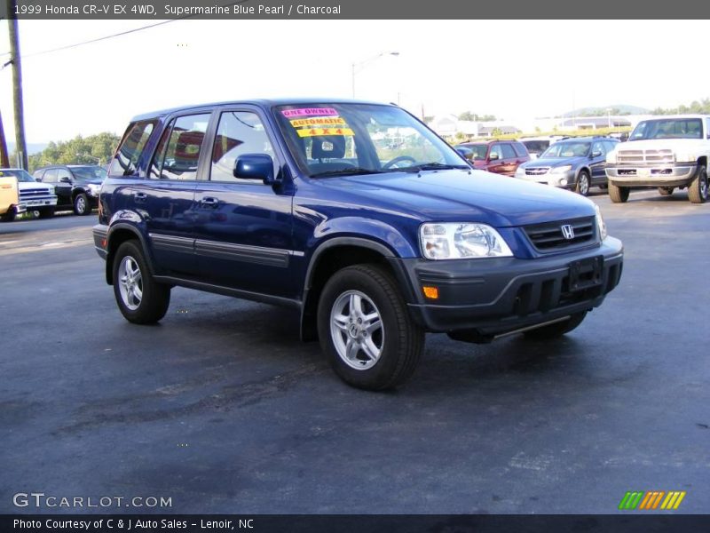 Supermarine Blue Pearl / Charcoal 1999 Honda CR-V EX 4WD