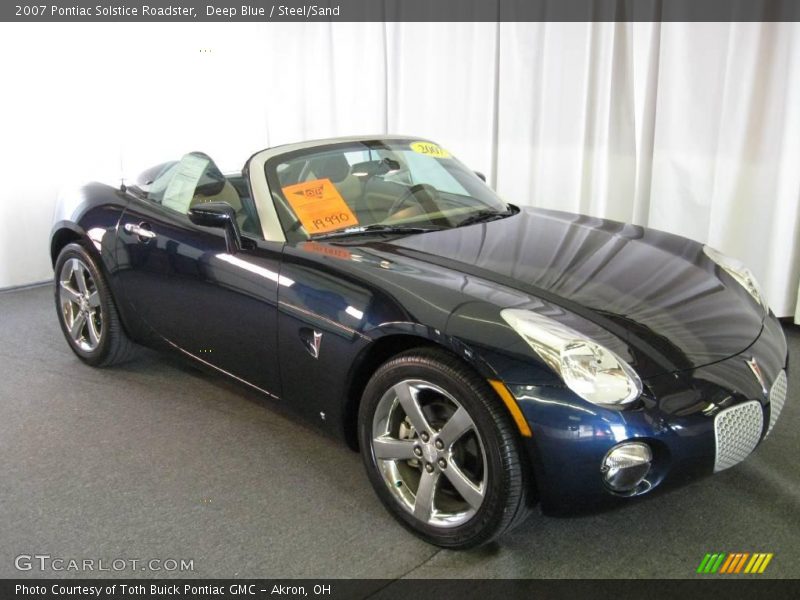 Deep Blue / Steel/Sand 2007 Pontiac Solstice Roadster