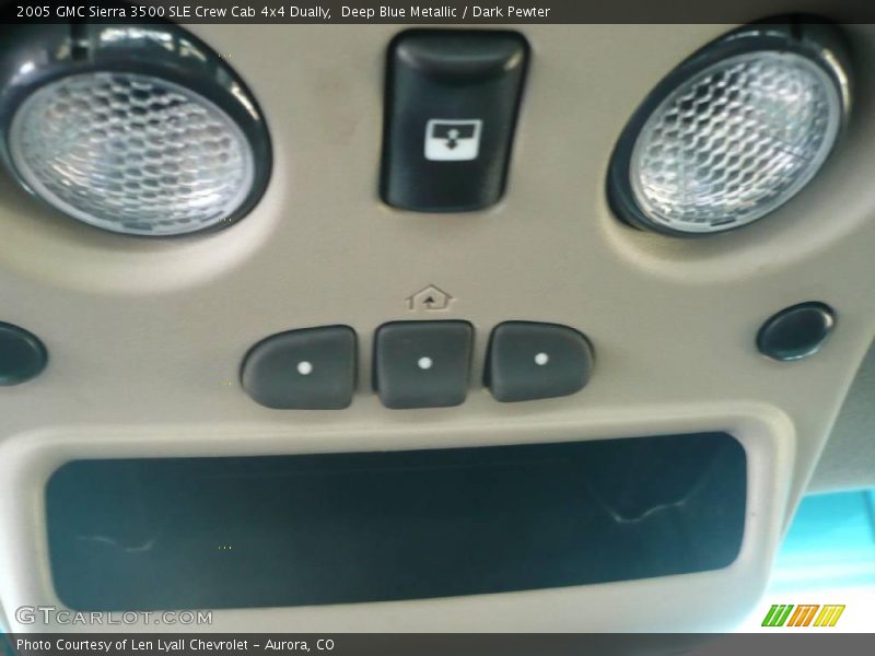 Deep Blue Metallic / Dark Pewter 2005 GMC Sierra 3500 SLE Crew Cab 4x4 Dually