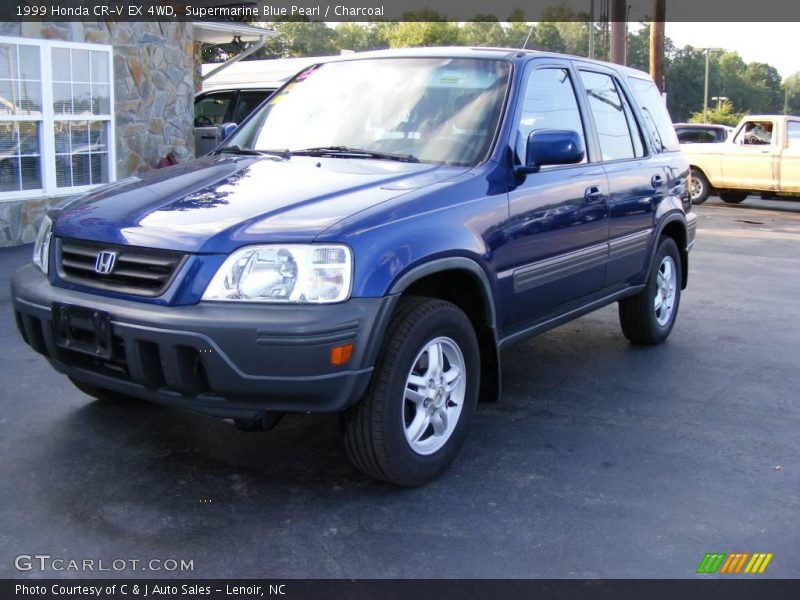 Supermarine Blue Pearl / Charcoal 1999 Honda CR-V EX 4WD