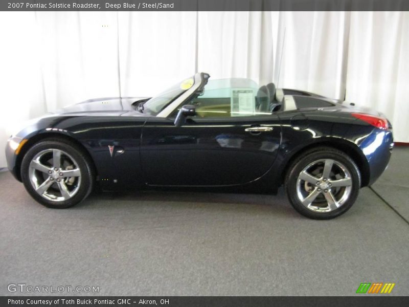 Deep Blue / Steel/Sand 2007 Pontiac Solstice Roadster