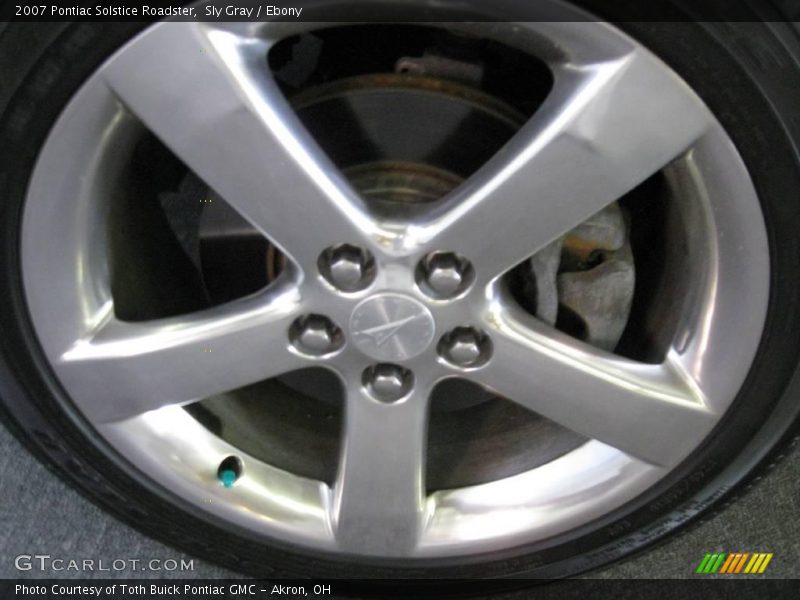 Sly Gray / Ebony 2007 Pontiac Solstice Roadster