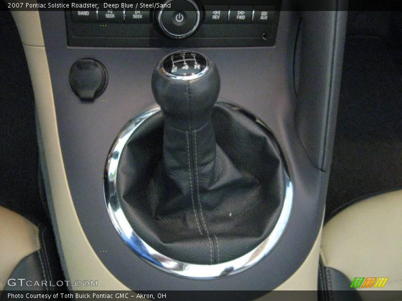 Deep Blue / Steel/Sand 2007 Pontiac Solstice Roadster