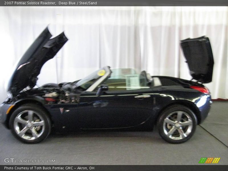 Deep Blue / Steel/Sand 2007 Pontiac Solstice Roadster
