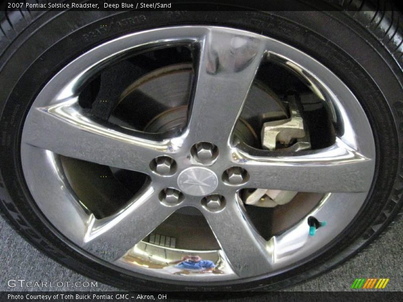 Deep Blue / Steel/Sand 2007 Pontiac Solstice Roadster