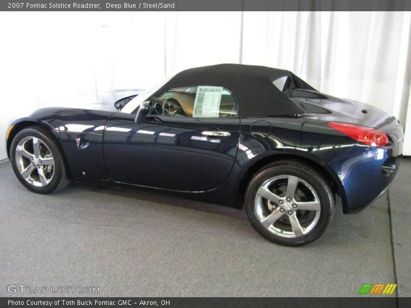 Deep Blue / Steel/Sand 2007 Pontiac Solstice Roadster