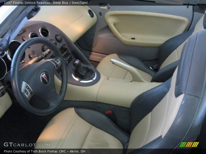 Deep Blue / Steel/Sand 2007 Pontiac Solstice Roadster
