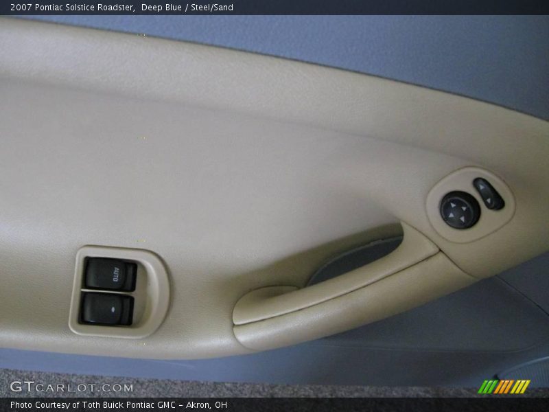 Deep Blue / Steel/Sand 2007 Pontiac Solstice Roadster