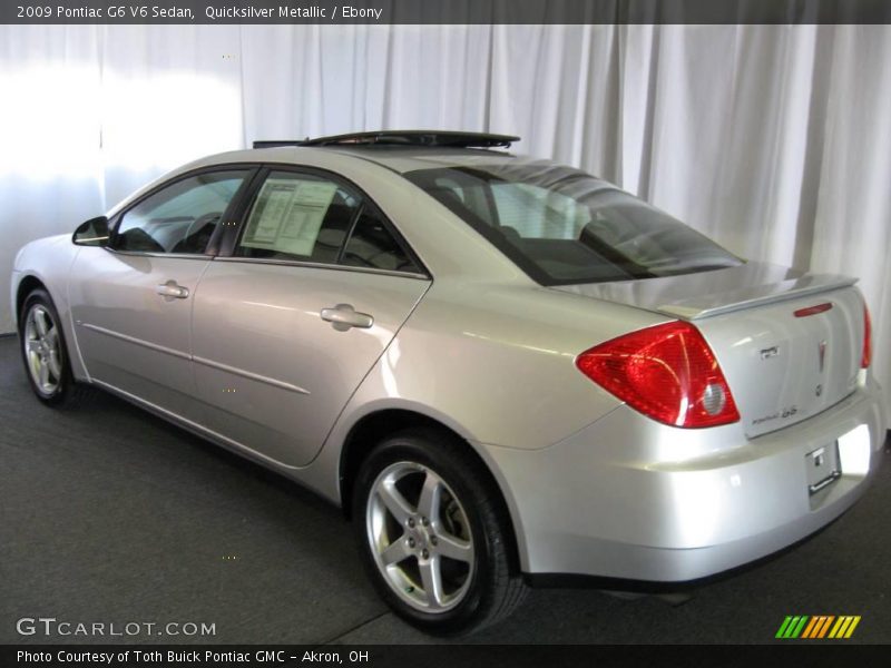 Quicksilver Metallic / Ebony 2009 Pontiac G6 V6 Sedan