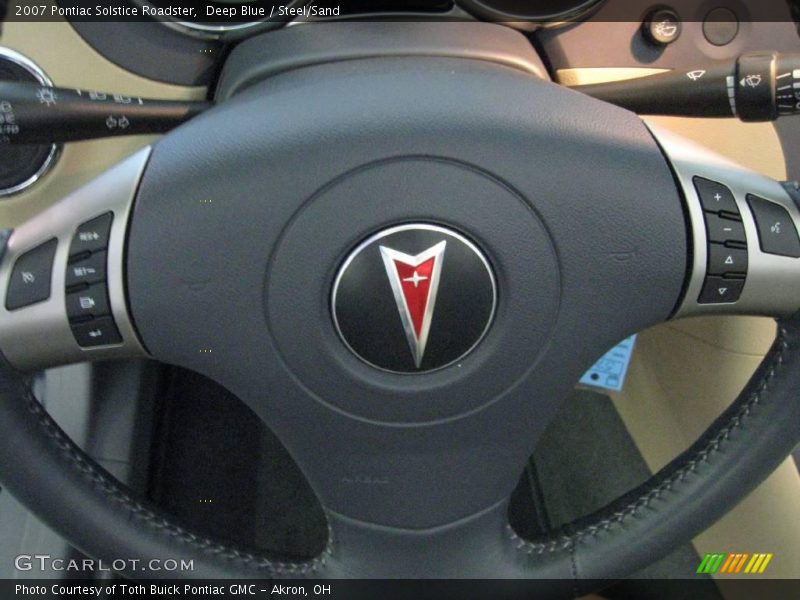 Deep Blue / Steel/Sand 2007 Pontiac Solstice Roadster