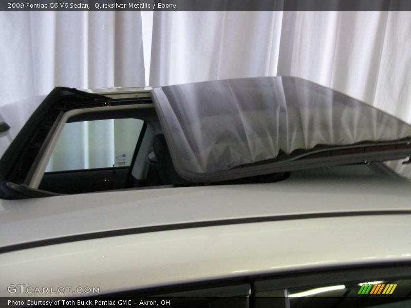 Quicksilver Metallic / Ebony 2009 Pontiac G6 V6 Sedan