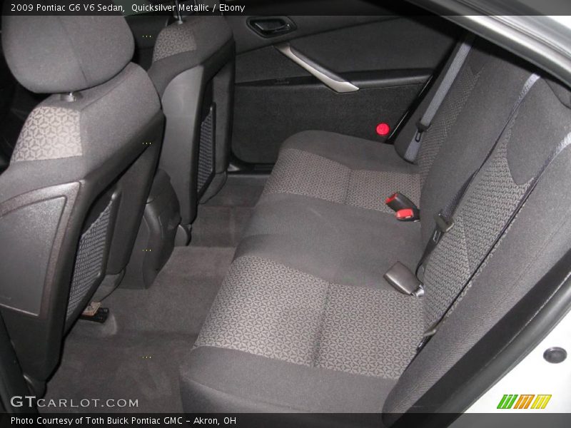 Quicksilver Metallic / Ebony 2009 Pontiac G6 V6 Sedan