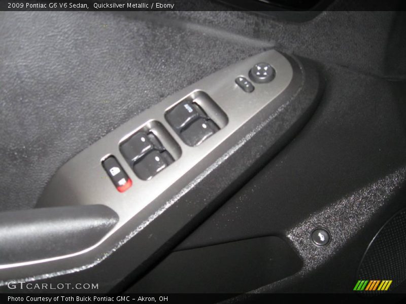 Quicksilver Metallic / Ebony 2009 Pontiac G6 V6 Sedan