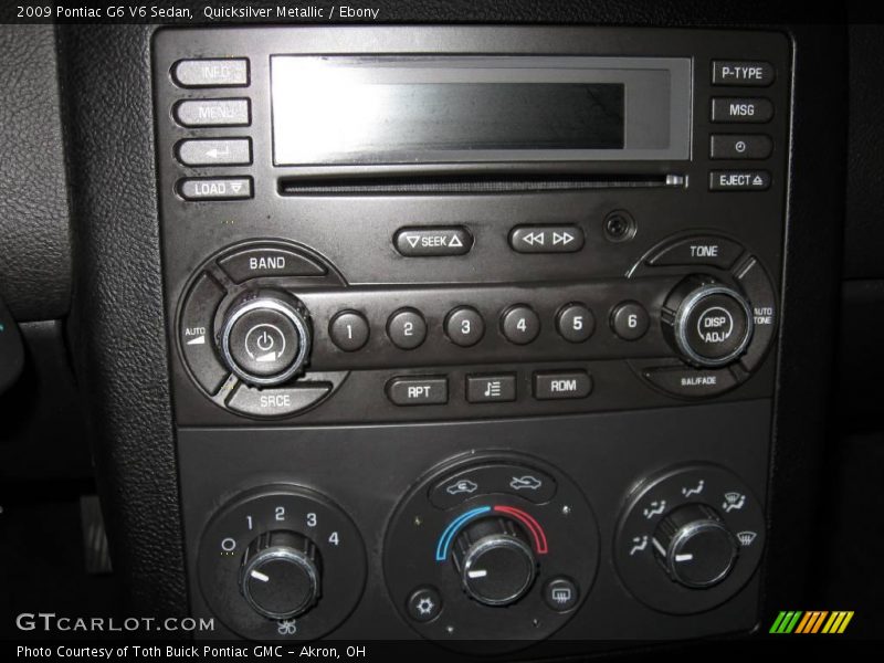 Quicksilver Metallic / Ebony 2009 Pontiac G6 V6 Sedan