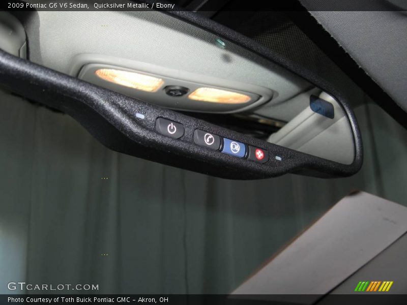 Quicksilver Metallic / Ebony 2009 Pontiac G6 V6 Sedan