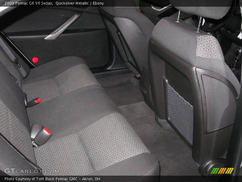 Quicksilver Metallic / Ebony 2009 Pontiac G6 V6 Sedan