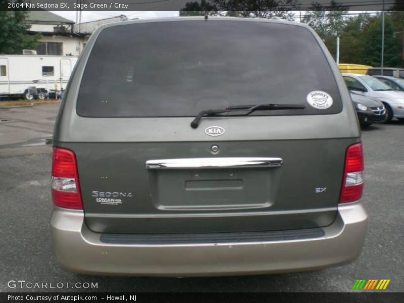 Sage Green / Gray 2004 Kia Sedona EX