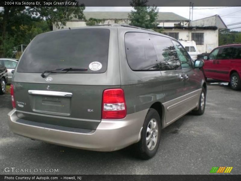 Sage Green / Gray 2004 Kia Sedona EX