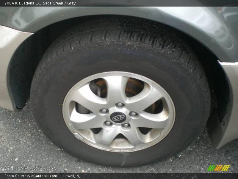 Sage Green / Gray 2004 Kia Sedona EX