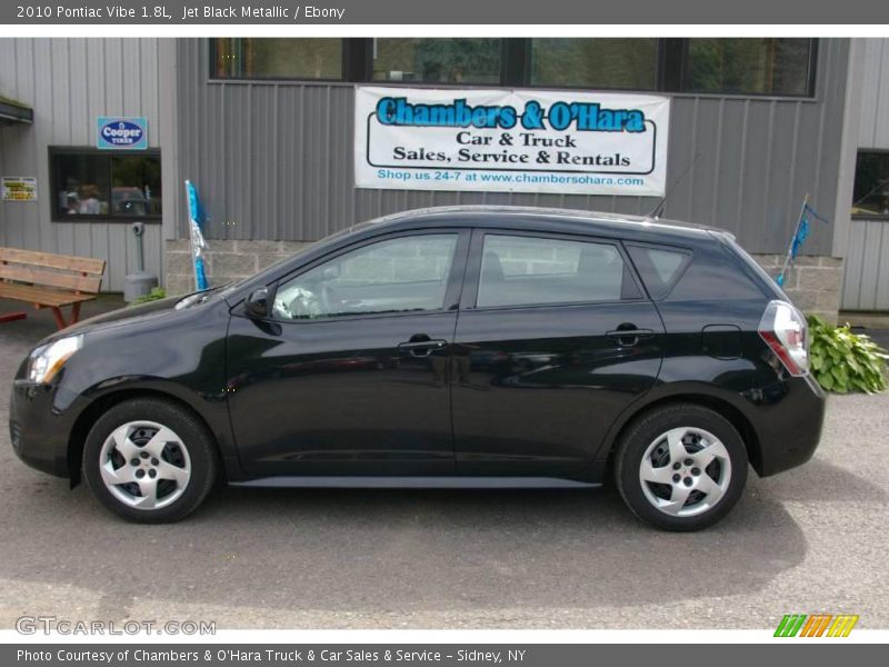 Jet Black Metallic / Ebony 2010 Pontiac Vibe 1.8L