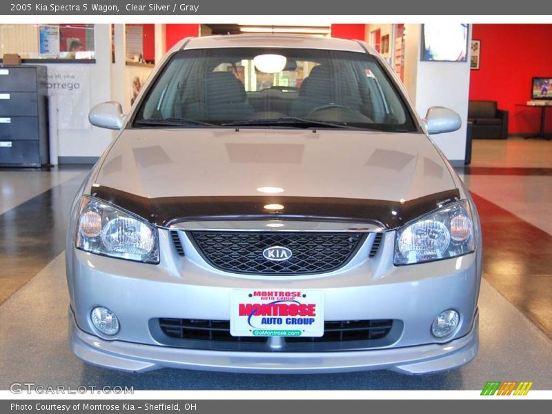 Clear Silver / Gray 2005 Kia Spectra 5 Wagon
