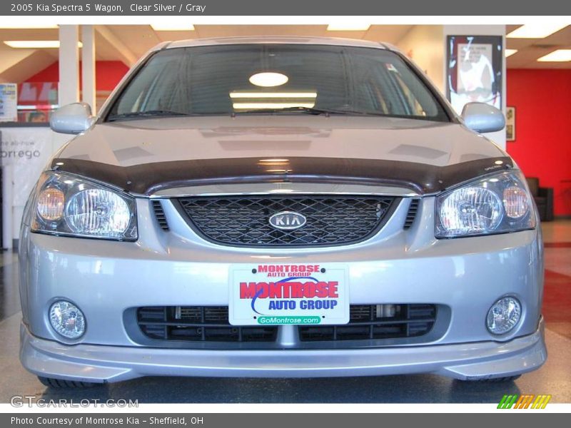 Clear Silver / Gray 2005 Kia Spectra 5 Wagon