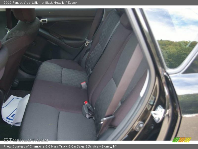 Jet Black Metallic / Ebony 2010 Pontiac Vibe 1.8L