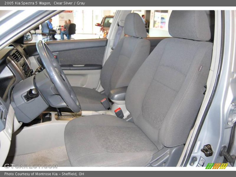 Clear Silver / Gray 2005 Kia Spectra 5 Wagon