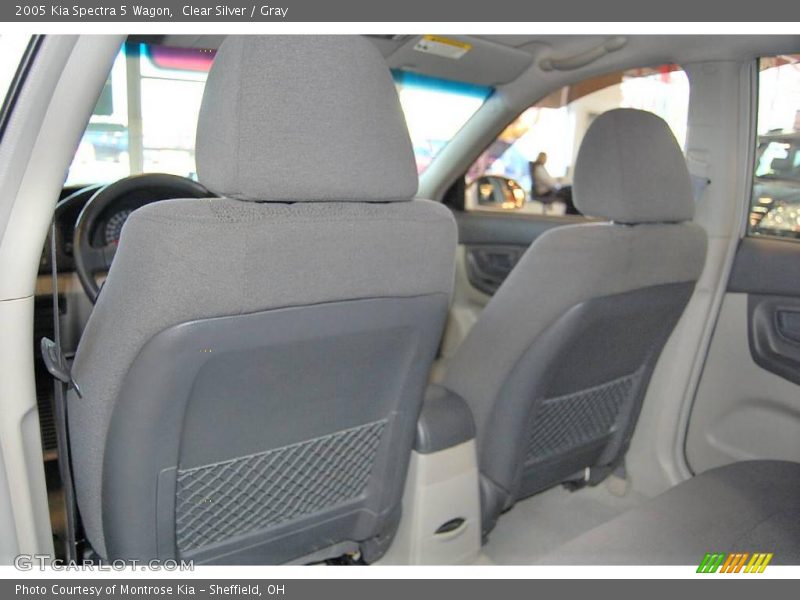 Clear Silver / Gray 2005 Kia Spectra 5 Wagon