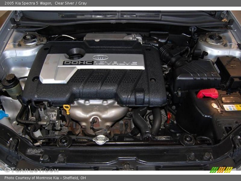 Clear Silver / Gray 2005 Kia Spectra 5 Wagon