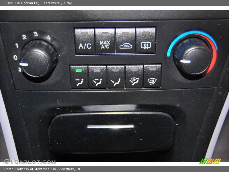 Pearl White / Gray 2005 Kia Optima LX