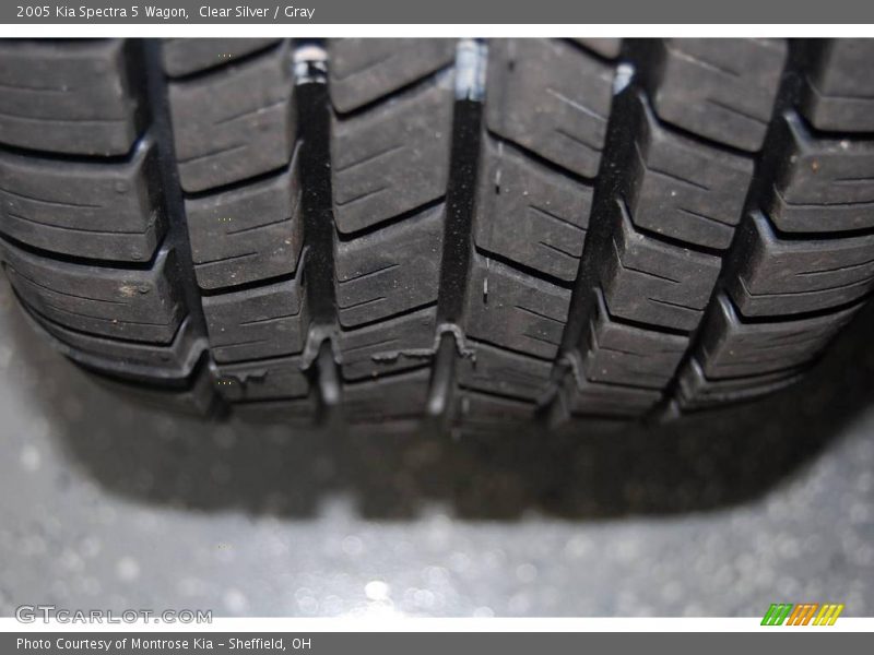 Clear Silver / Gray 2005 Kia Spectra 5 Wagon
