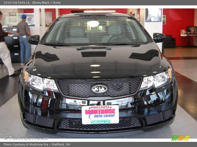 Ebony Black / Stone 2010 Kia Forte LX