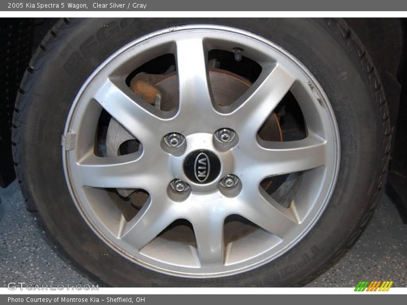 Clear Silver / Gray 2005 Kia Spectra 5 Wagon