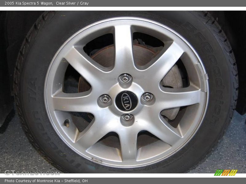 Clear Silver / Gray 2005 Kia Spectra 5 Wagon