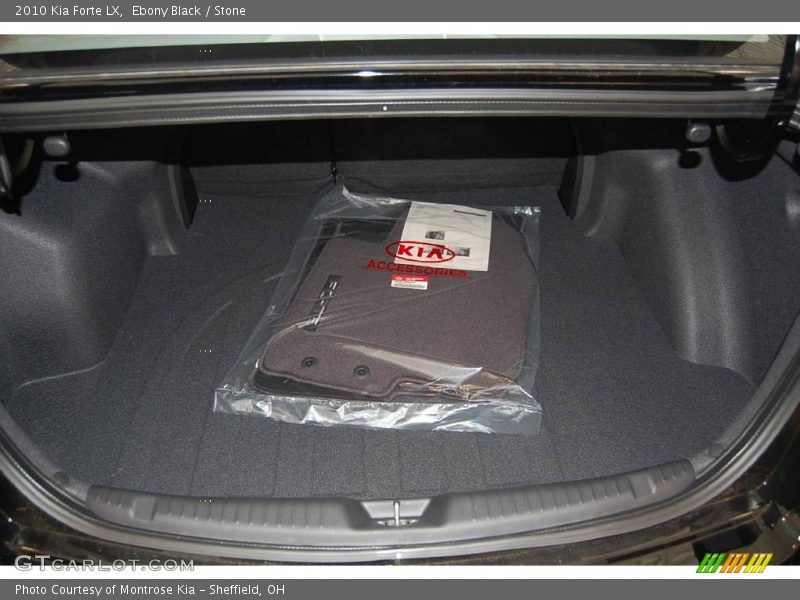 Ebony Black / Stone 2010 Kia Forte LX