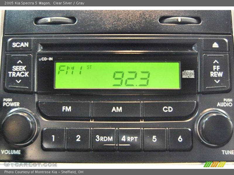 Clear Silver / Gray 2005 Kia Spectra 5 Wagon