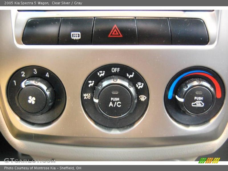 Clear Silver / Gray 2005 Kia Spectra 5 Wagon